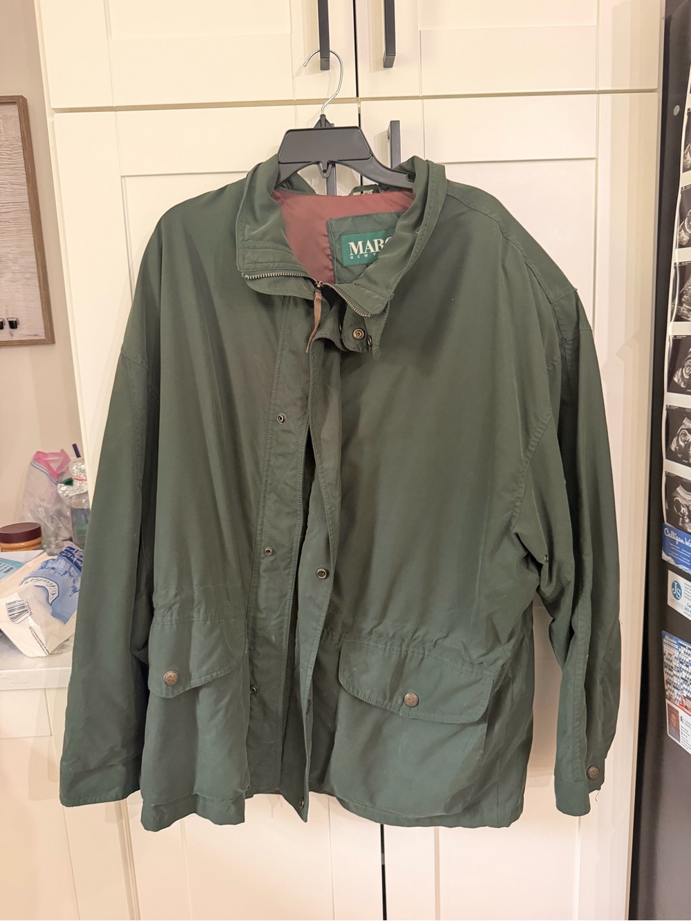Marc New York Olive Green Military Field Jacket